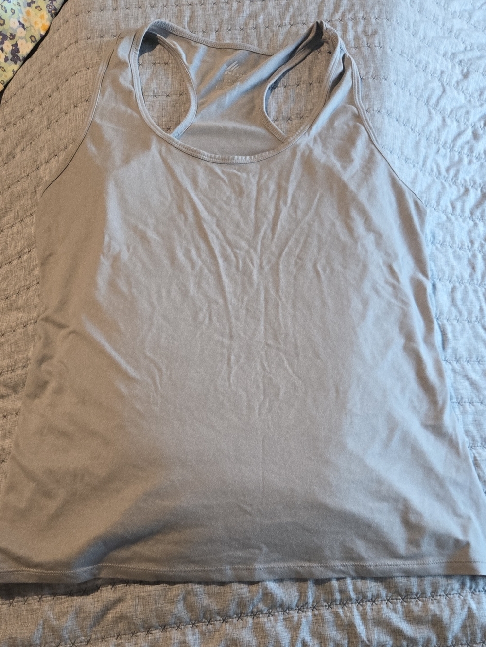 Reebok Gray Tank Top - Racerback Workout Top